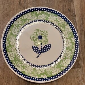 Vintage Mod Flower Power Plate